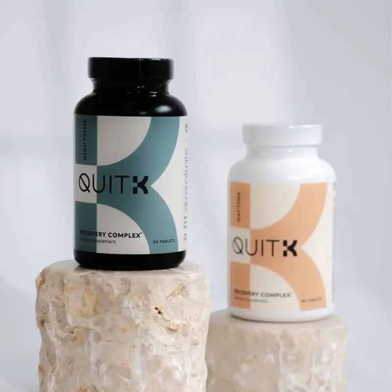 QUITK Relief Supplement Day & Night Formula for Mood Energy Detox & Sleep Support 30 Day Supply 180 Tablets Dietary Healthcar...