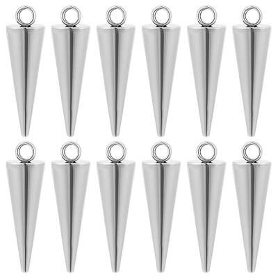 12Pcs 304 Stainless Steel Pendants
