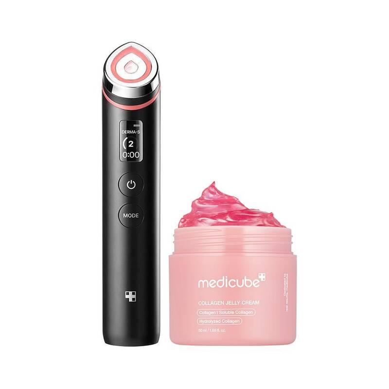 [medicube] 310M Celebrity Glass Skin DuoㅣBooster Pro Korea's No.1 Glass Glow Device  Collagen Jelly Cream OR Deep Vita C