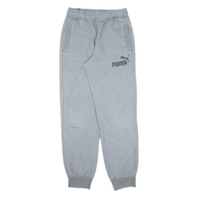 PUMA Womens Joggers Grey Tapered S W26 L29