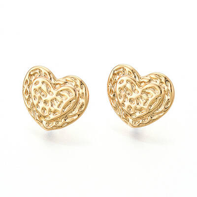 Brass Stud Earring Findings