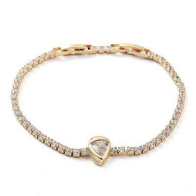 Golden Brass Link Bracelet