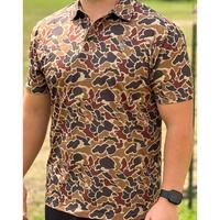 Vintage Duck Camo Golf Polo Menswear