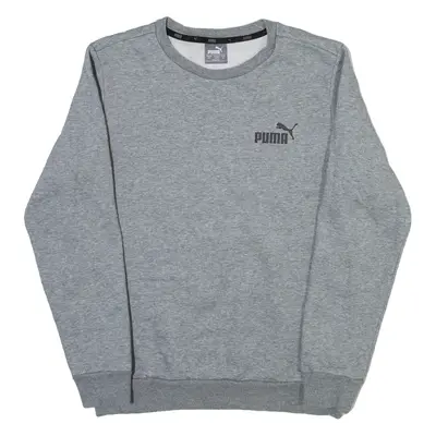 PUMA Mens Sweatshirt Grey XS