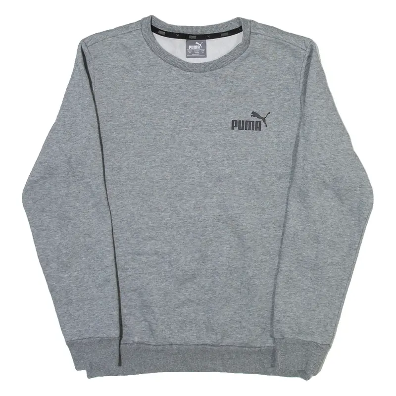 PUMA Mens Sweatshirt Grey XS