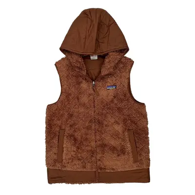 Patagonia Fleece Gilet - Small Brown Polyester