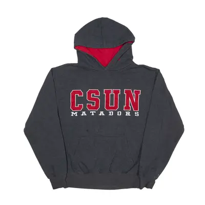STADIUM ATHLETICS CSUN Matadors USA Hoodie Grey Pullover Mens S