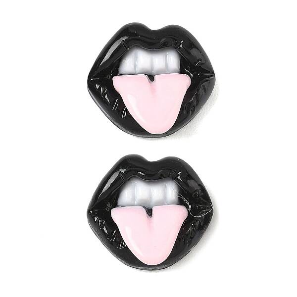Funny Opaque Resin Cabochons