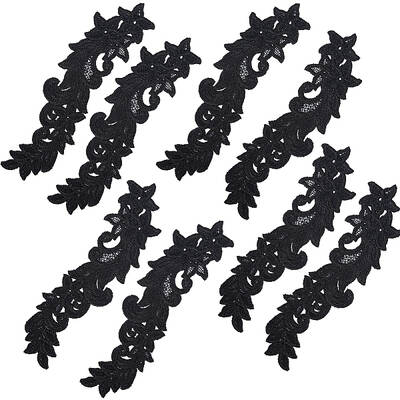 Flower Polyester Computerized Embroidery Sew on Ornament Accessories