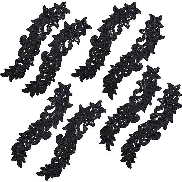 Flower Polyester Computerized Embroidery Sew on Ornament Accessories