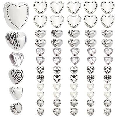 Alloy Beads Heart
