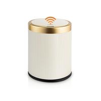 Pukomc Motion Sensor Trash Can with Lid, 3.5 Gallon Touchless Trash Bin, Automatic Waterproof Bathroom Garbage Can, Large Cap...