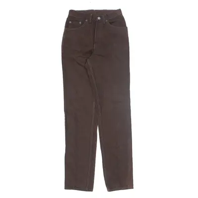 LEVI'S Jeans Brown Denim Regular Tapered Womens W24 L32