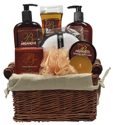 Vivaco Confezione Regalo Di Argan In Un Cesto Di Vimini