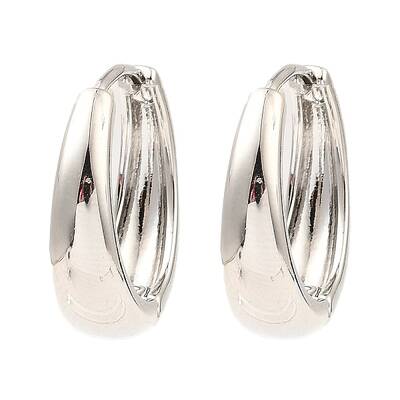 Brass Hoop Earrings