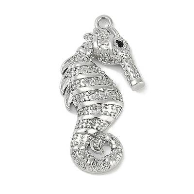 Brass Micro Pave Cubic Zirconia Pendants