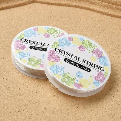 Round Elastic Crystal Thread