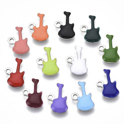 201 Stainless Steel Enamel Charms