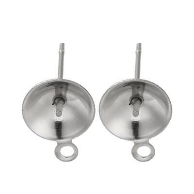 Anti-Tarnish 304 Stainless Steel Stud Earring Findings