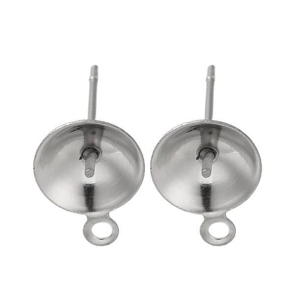 Anti-Tarnish 304 Stainless Steel Stud Earring Findings
