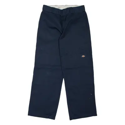DICKIES Workwear Mens Trousers Blue Loose Straight W30 L30