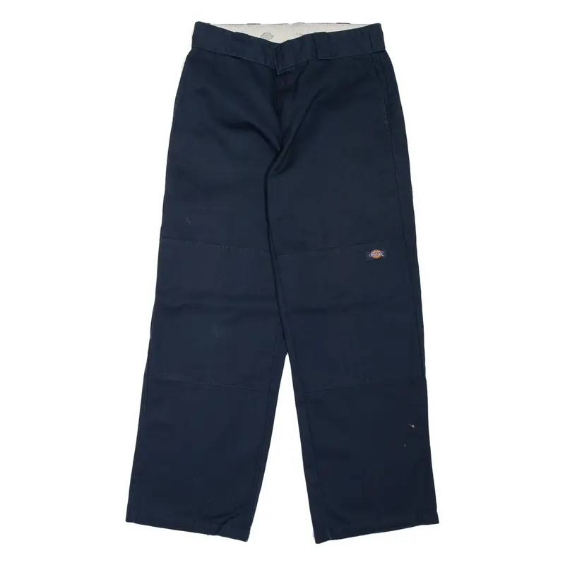 DICKIES Workwear Mens Trousers Blue Loose Straight W30 L30