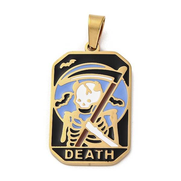 Ion Plating(IP) 304 Stainless Steel Enamel Pendants