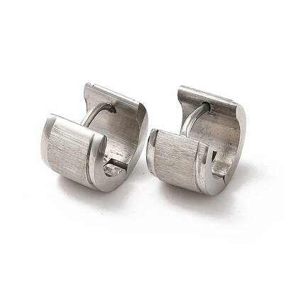 Non-Tarnish 304 Stainless Steel Thick Hoop Earrings