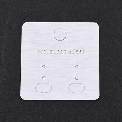 Paper Earring Display Cards