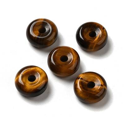 Natural Tiger Eye European Pendants