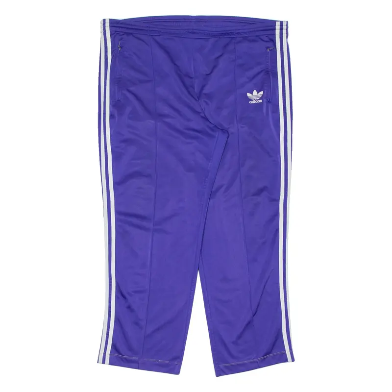 ADIDAS Womens Track Pants Purple Straight 3XL W42 L29