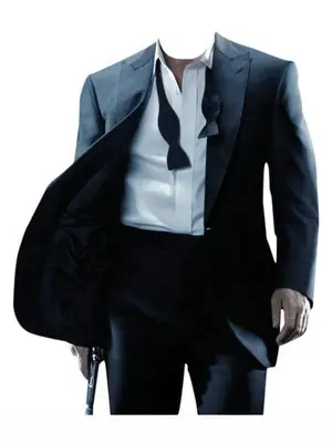 Daniel Craig Tuxedo - satin shawl lapel - 1 button tuxedo