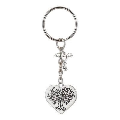 Valentine's Day Heart Alloy Pendant Keychain