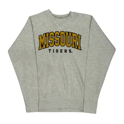 Missouri Tigers Champion College Sweatshirt - Small Grey Cotton Blend