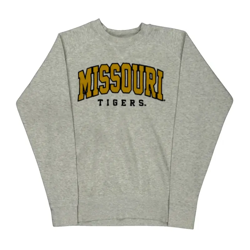 Missouri Tigers Champion College Sweatshirt - Small Grey Cotton Blend
