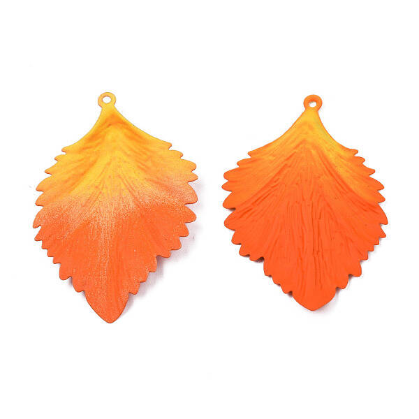 Spray Painted Iron Big Pendants