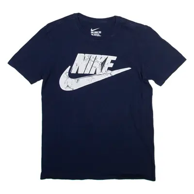 NIKE Mens T-Shirt Blue S