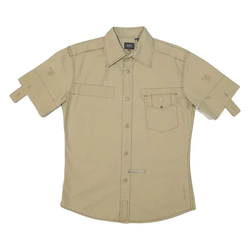 G-STAR Mens Plain Shirt Brown L