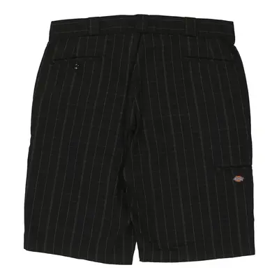 Dickies Checked Shorts - 41W 13L Black Cotton
