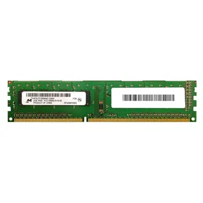 Micron MT8JTF25664AZ-1G4H1 | 2GB DDR3-1333MHz PC3-10600 Non-ECC Unbuffered UDIMM CL9 1Rx8 1.5V 240-Pin Memory Module