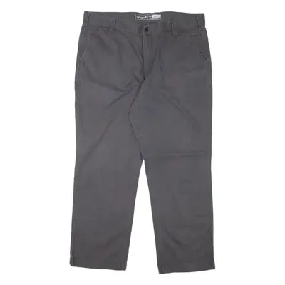 CARHARTT Workwear Mens Trousers Grey Relaxed Straight W40 L30
