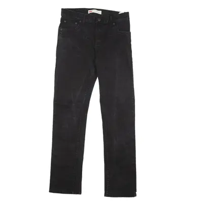 LEVI'S 511 Jeans Black Denim Skinny Straight Boys W30 L30