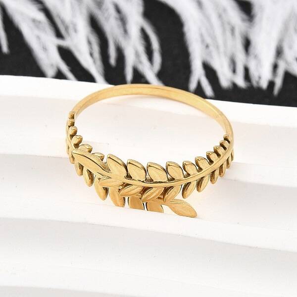 304 Stainless Steel Adjustable Open Cuff Rings for Women