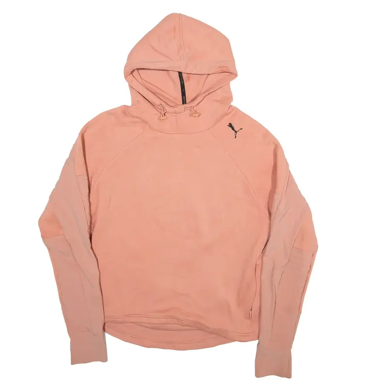 PUMA Hoodie Pink Pullover Womens UK 12