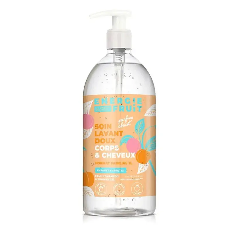 Energie Fruit Soft Cleansing Care for Body & Hair Soft Apricot 1L