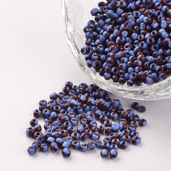 12/0 Opaque Colours Seep Glass Beads