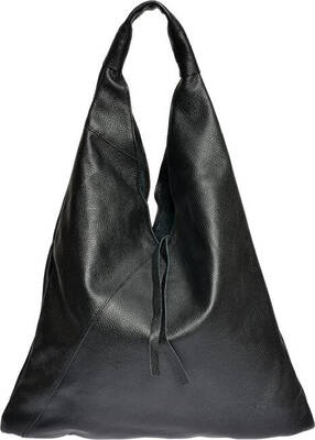 Anna Luchini Borsa A Mano In Pelle tonalitĂ nera Da Donna