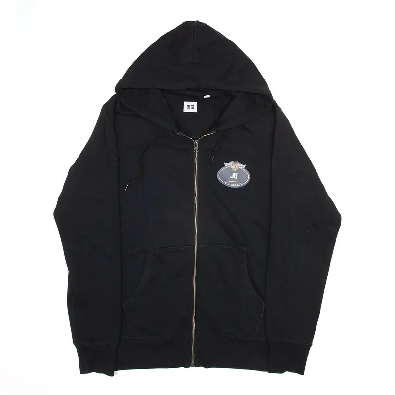 UNIQLO Legendary Zigboy-Stag Ramdam Black Full Zip Hoodie Mens M