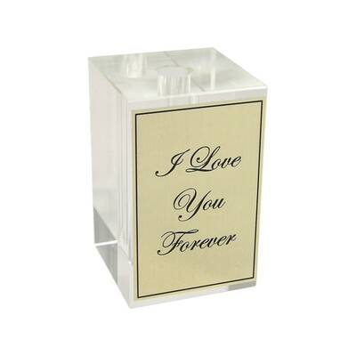 3 Personalized Crystal Bud Vase