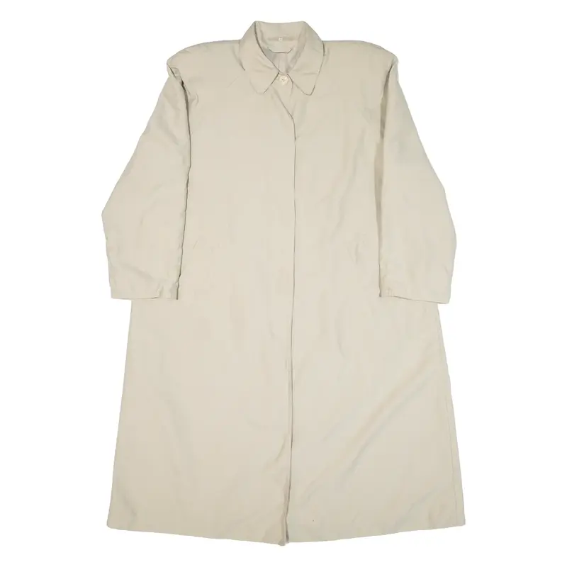 Womens Overcoat Coat Beige UK 8